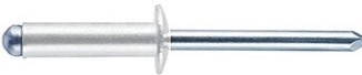 3/32" X .250 (.020-.125 GRIP) ALU/STL OPEN END BR, ROHS COMPLIANT